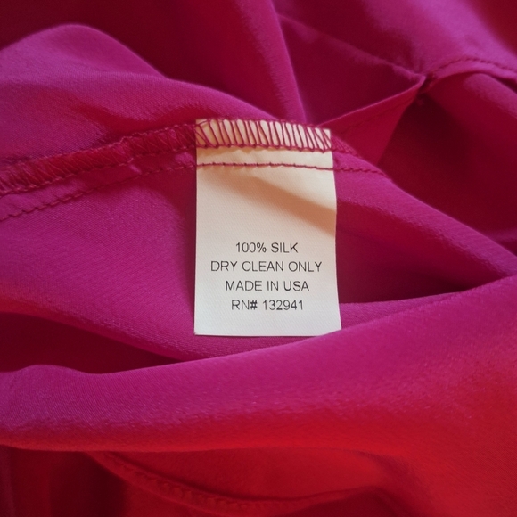 Amanda Uprichard 100% Silk Top Cut out back SZ S - Picture 6 of 6